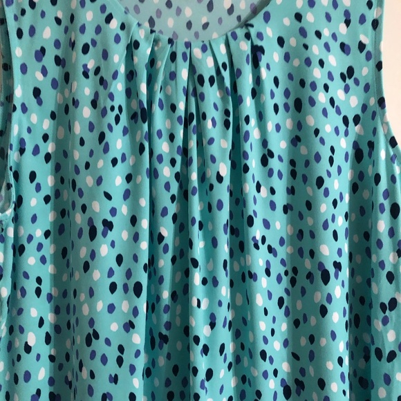 Liz Claiborne Spring Dotted Blouse - Picture 6 of 6